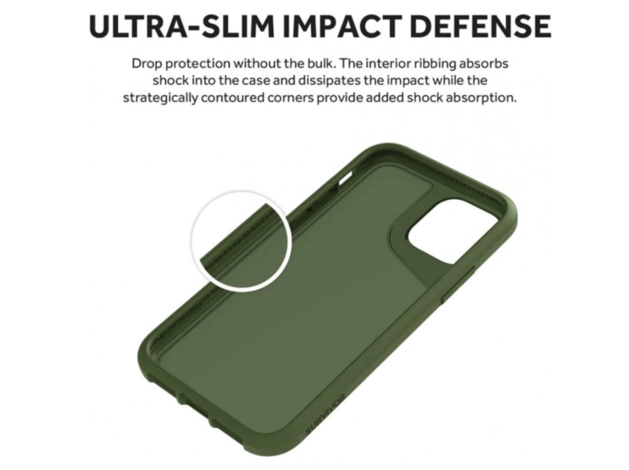 Чехол Griffin Survivor Strong for Apple iPhone 11 Pro - Bronze Green (GIP-023-GRN)